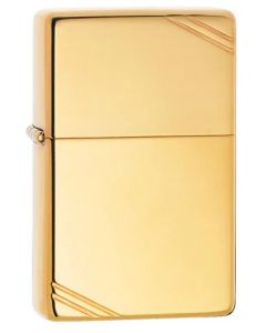 ZIPPO REGULAR - VINTAGE BRASS HIGH POLISHED