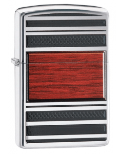 ZIPPO - PIPE LIGHTER STEEL AND WOOD DESIGN