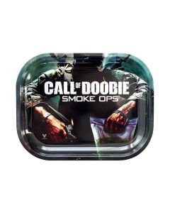 Call Of Doobie Metal Rolling Tray Small (L18cm/W14cm)