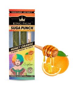 King Palm 2 Mini Rolls Suga Punch 1.0 gram - Honey orange