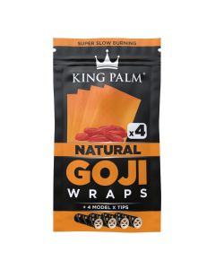 King palm - Goji wraps natural 4-pack