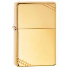 ZIPPO REGULAR - VINTAGE BRASS HIGH POLISHED