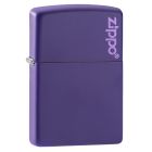 ZIPPO REGULAR - LILA MATTE W/ ZIPPO LOGO