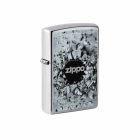 ZIPPO - STREET CHROME CONCRETE HOLE DESIGN